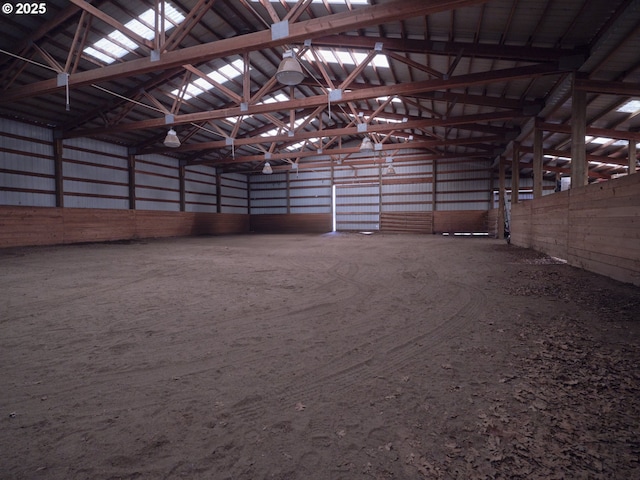 view of stable