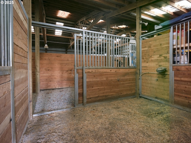 view of stable