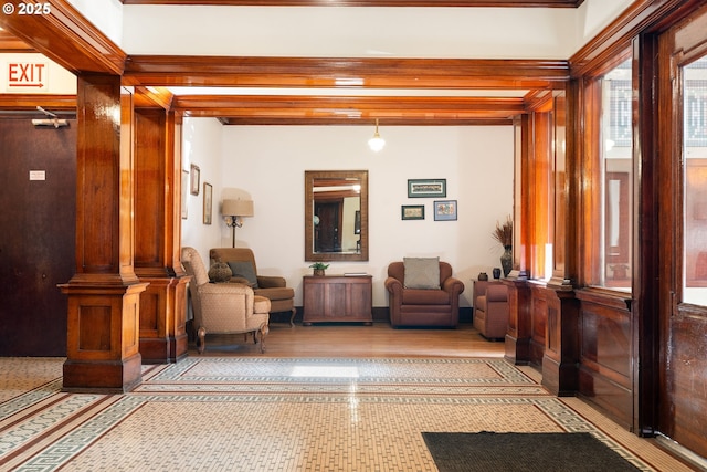 view of community lobby