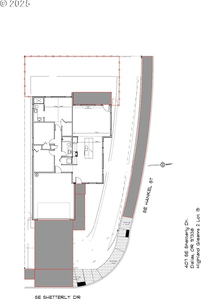 407 SE Shetterly Dr, Dallas, OR 97338 - view of home floor plan