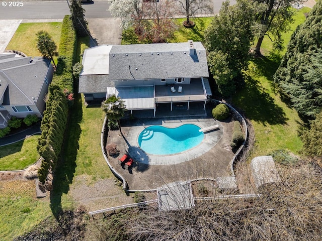 185 W Oriole Dr, Roseburg, OR 97471 - birds eye view of property