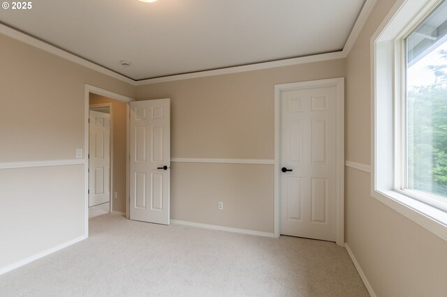 10134 SE 54th Ct, Milwaukie, OR 97222 - unfurnished bedroom with carpet floors, baseboards, and crown molding