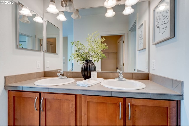 695 NW Falling Waters Ln Unit 304, Portland, OR 97229 - bathroom featuring double vanity