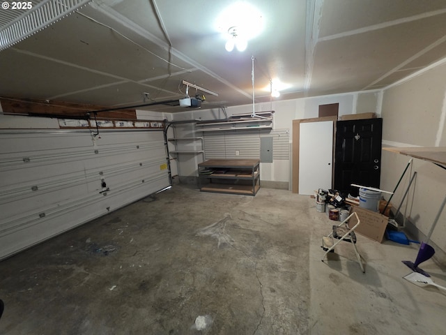 15503 NE 84th St, Vancouver, WA 98682 - garage with a garage door opener and electric panel