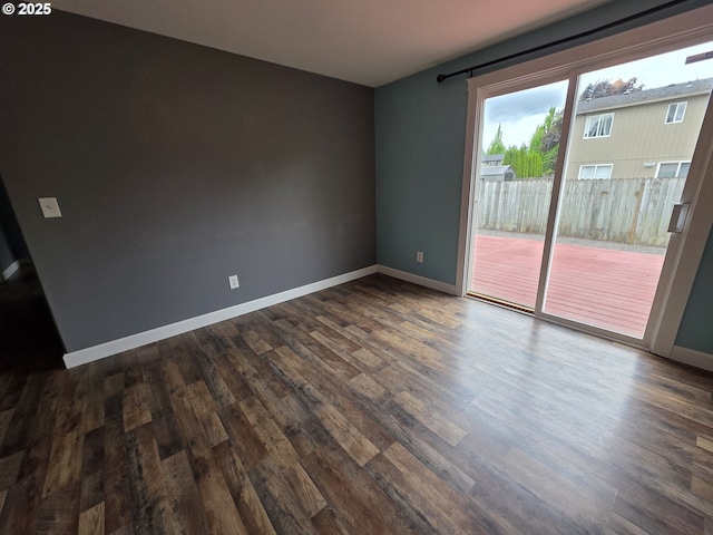 15503 NE 84th St, Vancouver, WA 98682 - empty room featuring dark wood-type flooring and baseboards