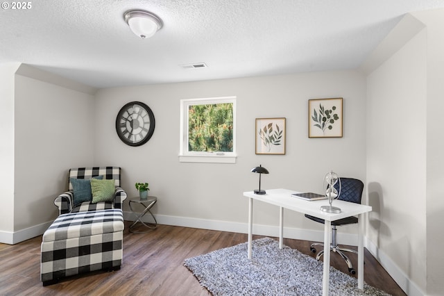 40 SW 150th Ave, Beaverton, OR 97006 - office area featuring wood finished floors and a textured ceiling
