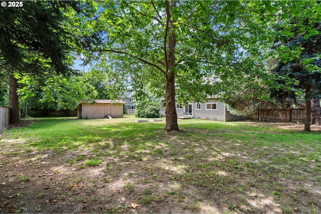 40 SW 150th Ave, Beaverton, OR 97006 - fenced backyard featuring a storage shed