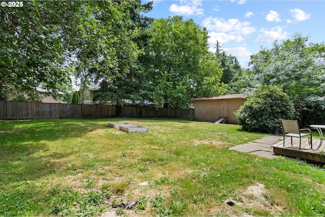 40 SW 150th Ave, Beaverton, OR 97006 - fenced backyard with a wooden deck