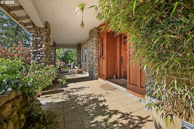 91755 Lewis And Clark Rd, Astoria, OR 97103 - view of covered porch