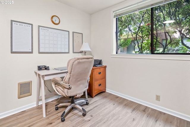 15565 SW 114th Ct Unit 23, Portland, OR 97224 - office area featuring wood finished floors