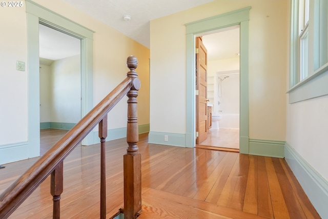 1005 Reserve St, Silverton, OR 97381 - hall with wood-type flooring