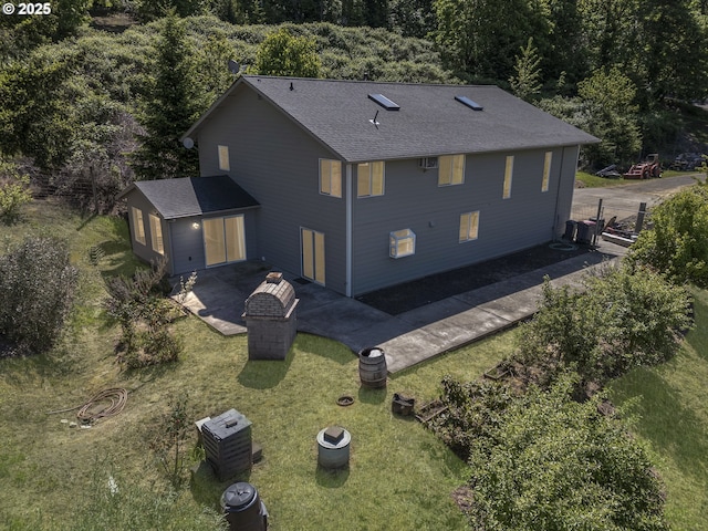 9275 SE Terrace View Ct, Amity, OR 97101 - view from above of property with a heavily wooded area