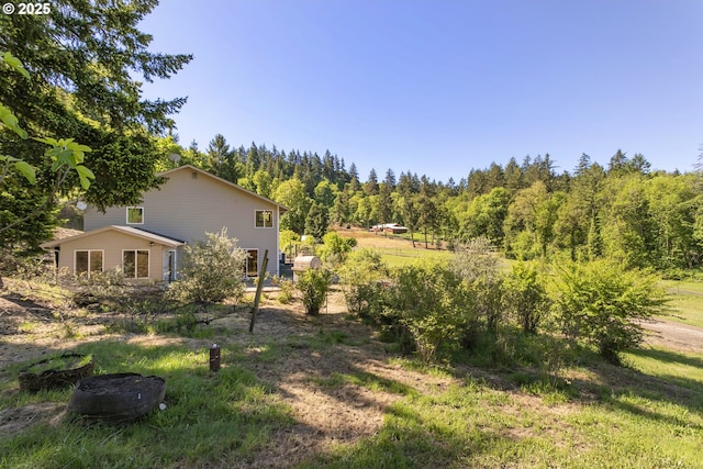 9275 SE Terrace View Ct, Amity, OR 97101 - view of yard featuring a wooded view