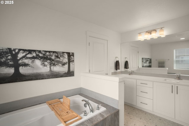 833 S 25th Ter, Cornelius, OR 97113 - bathroom featuring double vanity and a garden tub