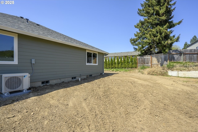 440 NW Gutbrod St, Sheridan, OR 97378 - view of property exterior with ac unit and fence