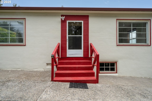 1421 SW Fleet Ave, Lincoln City, OR 97367 - property entrance with stucco siding