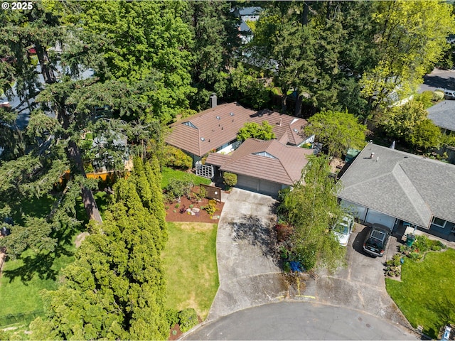 drone / aerial view