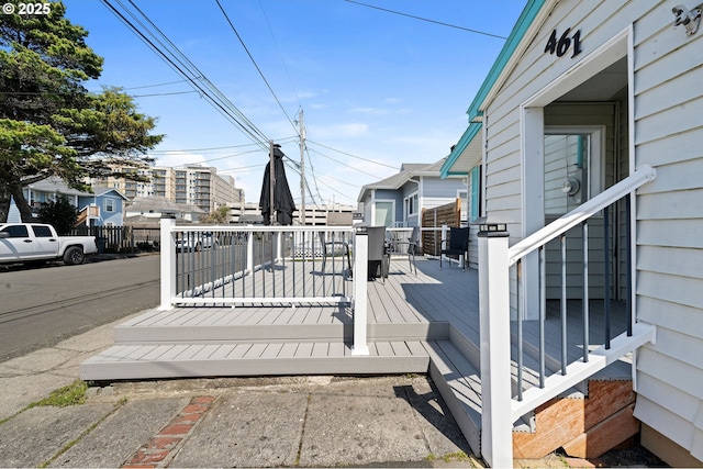 view of deck