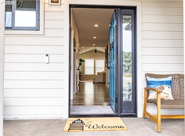 view of entrance to property