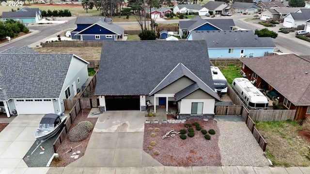 drone / aerial view featuring a residential view