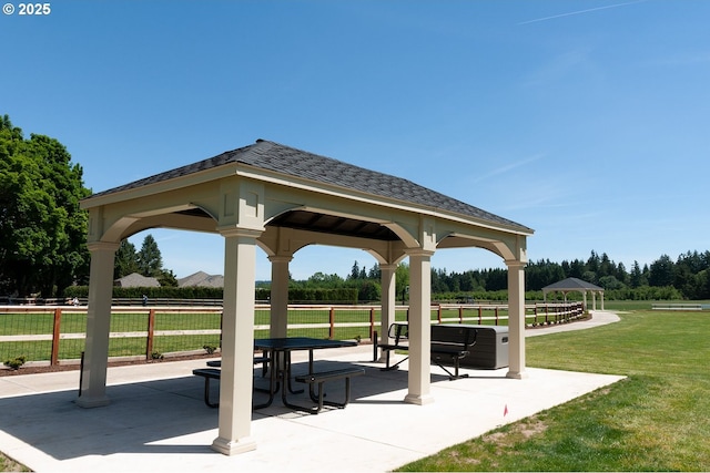 31560 SW Arbor Glen Loop, Wilsonville, OR 97070 - view of home's community with a lawn, a gazebo, and fence