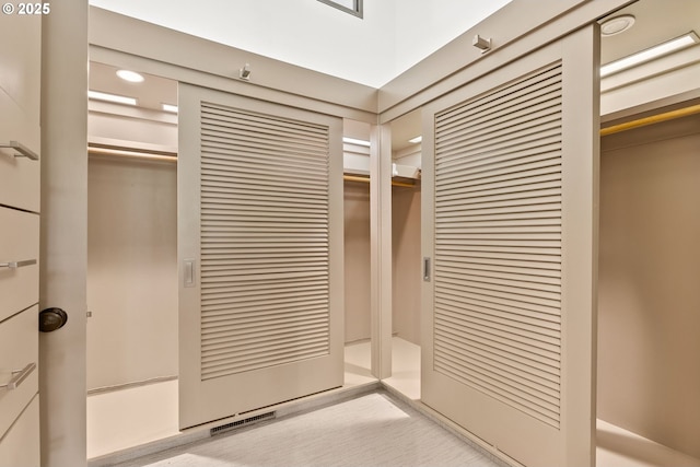 view of closet