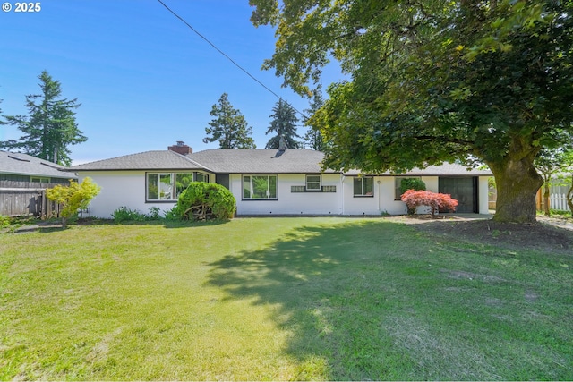 562 Gatch St, Woodburn, OR 97071 - rear view of house with a chimney