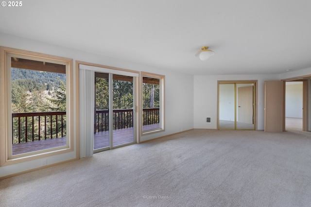 213 University Ave, Manzanita, OR 97130 - spare room featuring baseboards, a wealth of natural light, and carpet floors