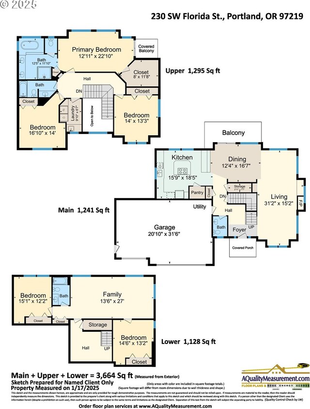 230 SW Florida St, Portland, OR 97219 - view of floor plan / room layout