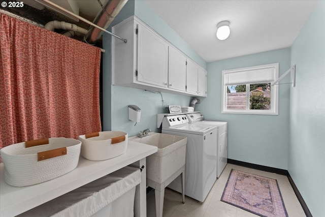 1941 NE 143rd Ave, Portland, OR 97230 - washroom featuring cabinet space and separate washer and dryer