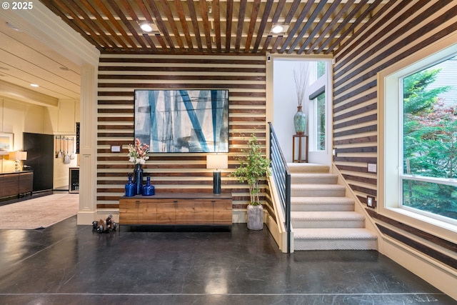 1311 NW 5th Ave, Camas, WA 98607 - community lobby featuring stairs and wooden walls