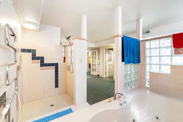 2120 W 23rd Ave, Eugene, OR 97405 - full bath with a whirlpool tub and a tile shower