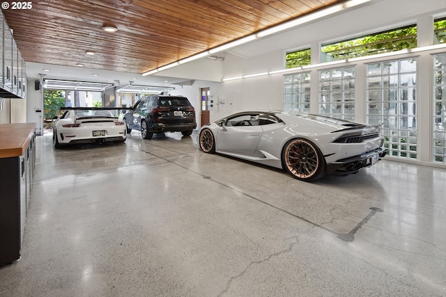 693 Terrace Dr, Lake Oswego, OR 97034 - garage with wood ceiling