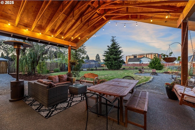18916 Leland Rd, Oregon City, OR 97045 - view of patio with outdoor dining area and an outdoor hangout area