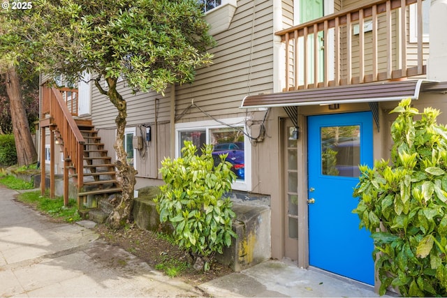 view of entrance to property