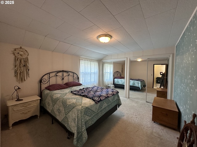 346 N Humbolt St, Canyon City, OR 97820 - carpeted bedroom with two closets and vaulted ceiling