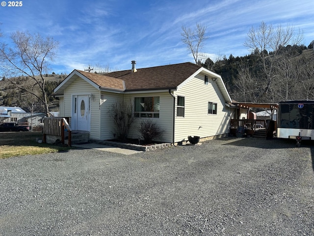 346 N Humbolt St, Canyon City, OR 97820 - view of front of property featuring a shingled roof