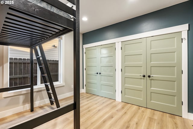 14015 NE 52nd Ave, Vancouver, WA 98686 - unfurnished bedroom featuring light wood finished floors, baseboards, and a closet