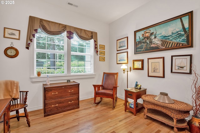 83485 Clear Lake Rd, Florence, OR 97439 - sitting room featuring light wood-type flooring and baseboards
