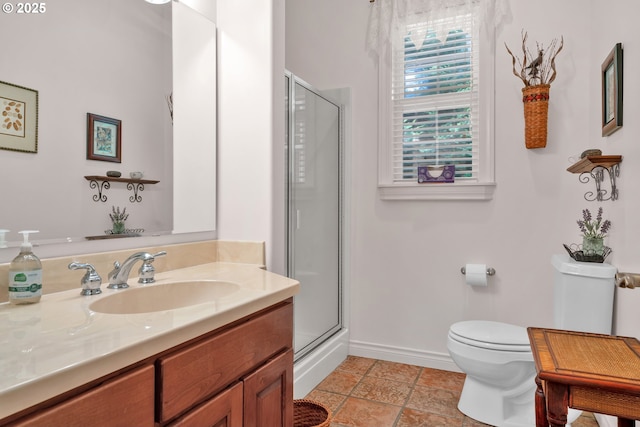 83485 Clear Lake Rd, Florence, OR 97439 - full bath featuring vanity and an enclosed shower