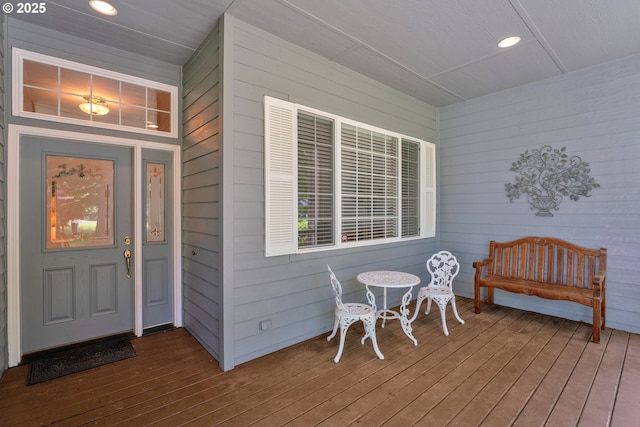 83485 Clear Lake Rd, Florence, OR 97439 - doorway to property with a porch