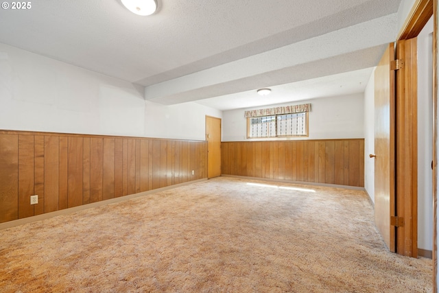 851 SE 137th Ave, Portland, OR 97233 - carpeted spare room featuring wainscoting and wooden walls