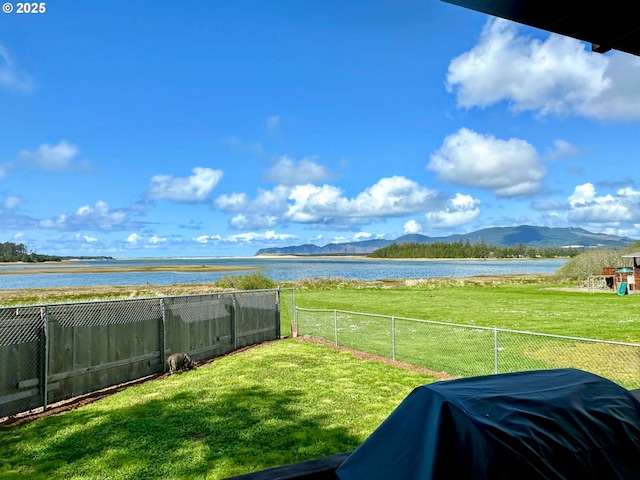 26230 Sandlake Rd, Cloverdale, OR 97112 - view of yard featuring a water and mountain view