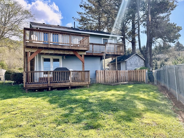 26230 Sandlake Rd, Cloverdale, OR 97112 - rear view of property with a deck