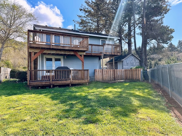 26230 Sandlake Rd, Cloverdale, OR 97112 - rear view of property featuring a deck