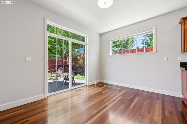 13733 NW Trevino St, Portland, OR 97229 - unfurnished room with baseboards and dark wood finished floors