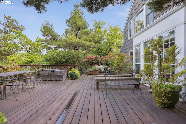 4317 SW Bernard Dr, Portland, OR 97239 - deck with outdoor dining space