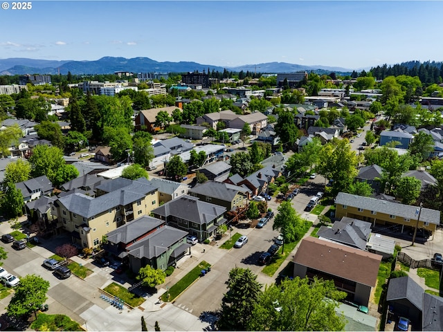 443/447 E 16th Ave, Eugene, OR 97401 - aerial view of residential area with mountains
