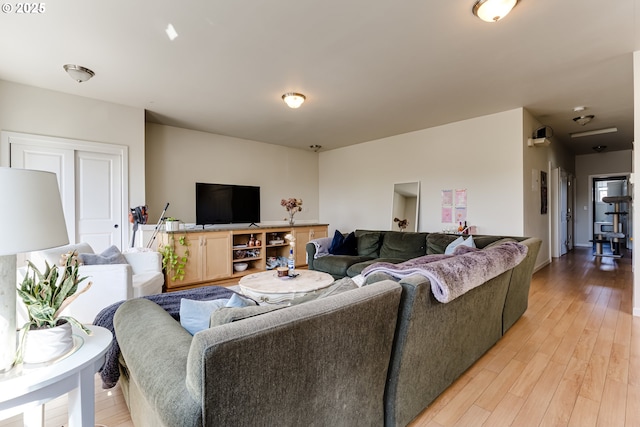 443/447 E 16th Ave, Eugene, OR 97401 - living room featuring light wood-style floors