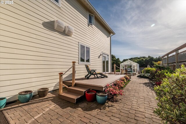 757 Newport Ave SW, Bandon, OR 97411 - view of patio featuring a deck